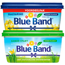 Blue Band halvarine, goede start of vloeibaar